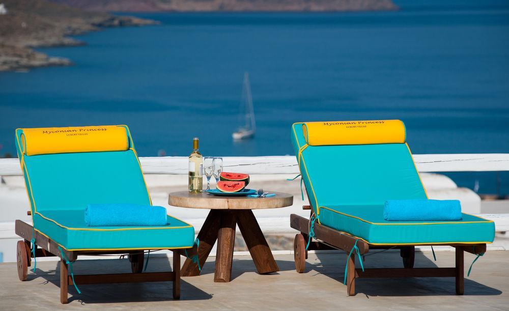 Myconian Princess Luxury Villas Καλαφάτη Εξωτερικό φωτογραφία